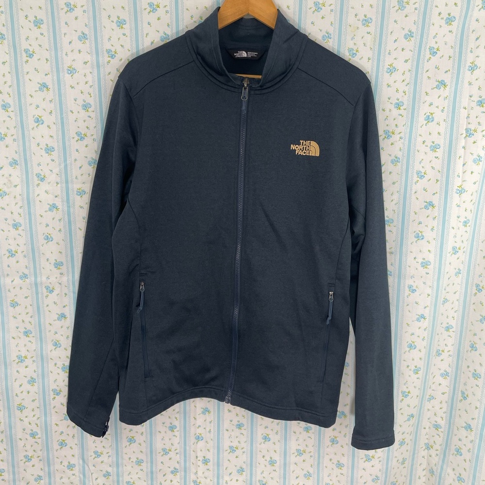 The North Face Men's Navy Zip Up Jacket - Size Large